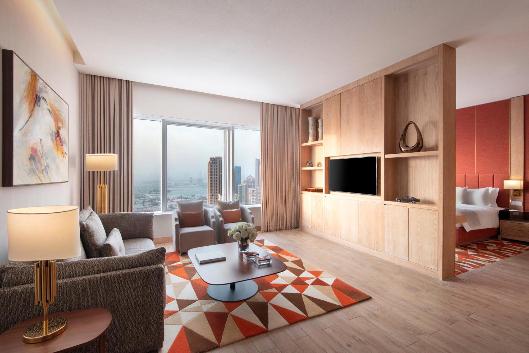 The Bentley Luxury Hotel & Suites Doha Exterior foto A suite at the hotel